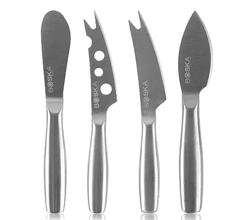 A range of cheese knives
